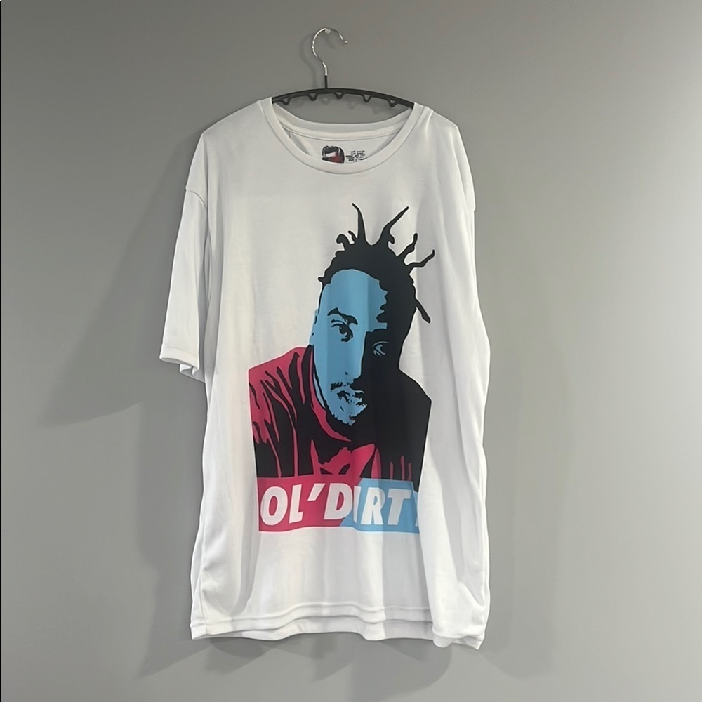 Ol’ Dirty White and Red Short Sleeve Tee XL
